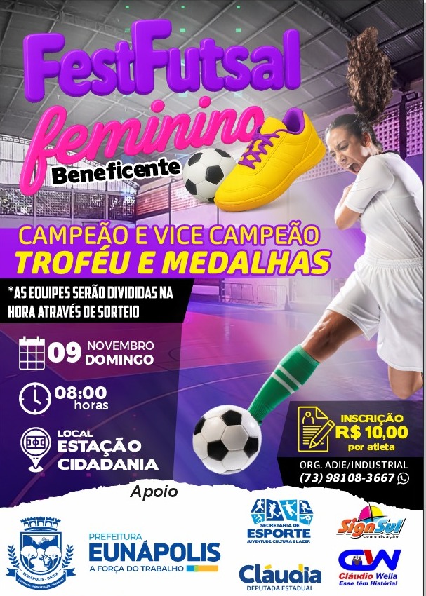 FESTFUTSAL FEMININO NA ESTAÇÃO CIDADANIA